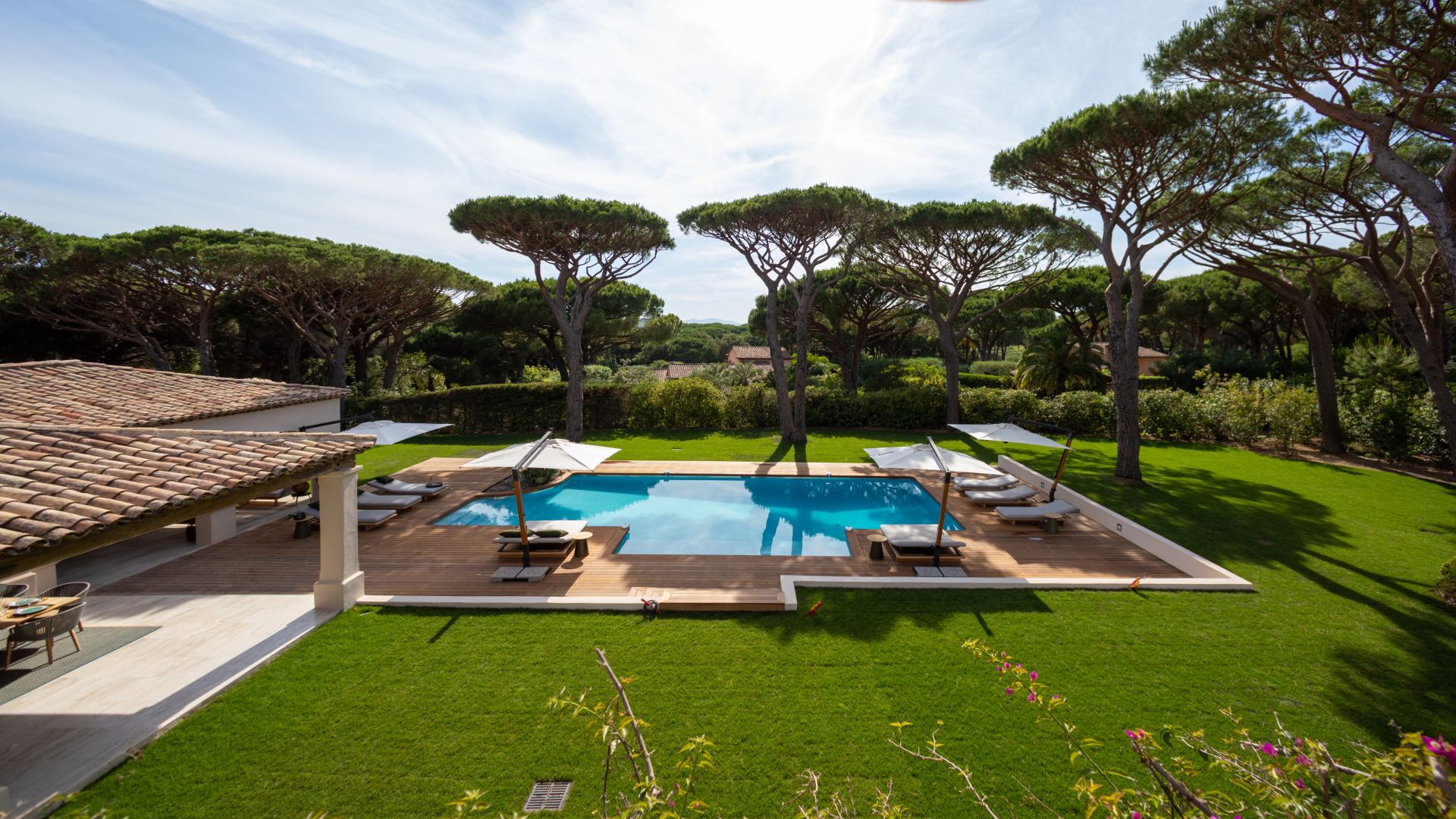 Villa Malko, Les Parcs de Saint Tropez
