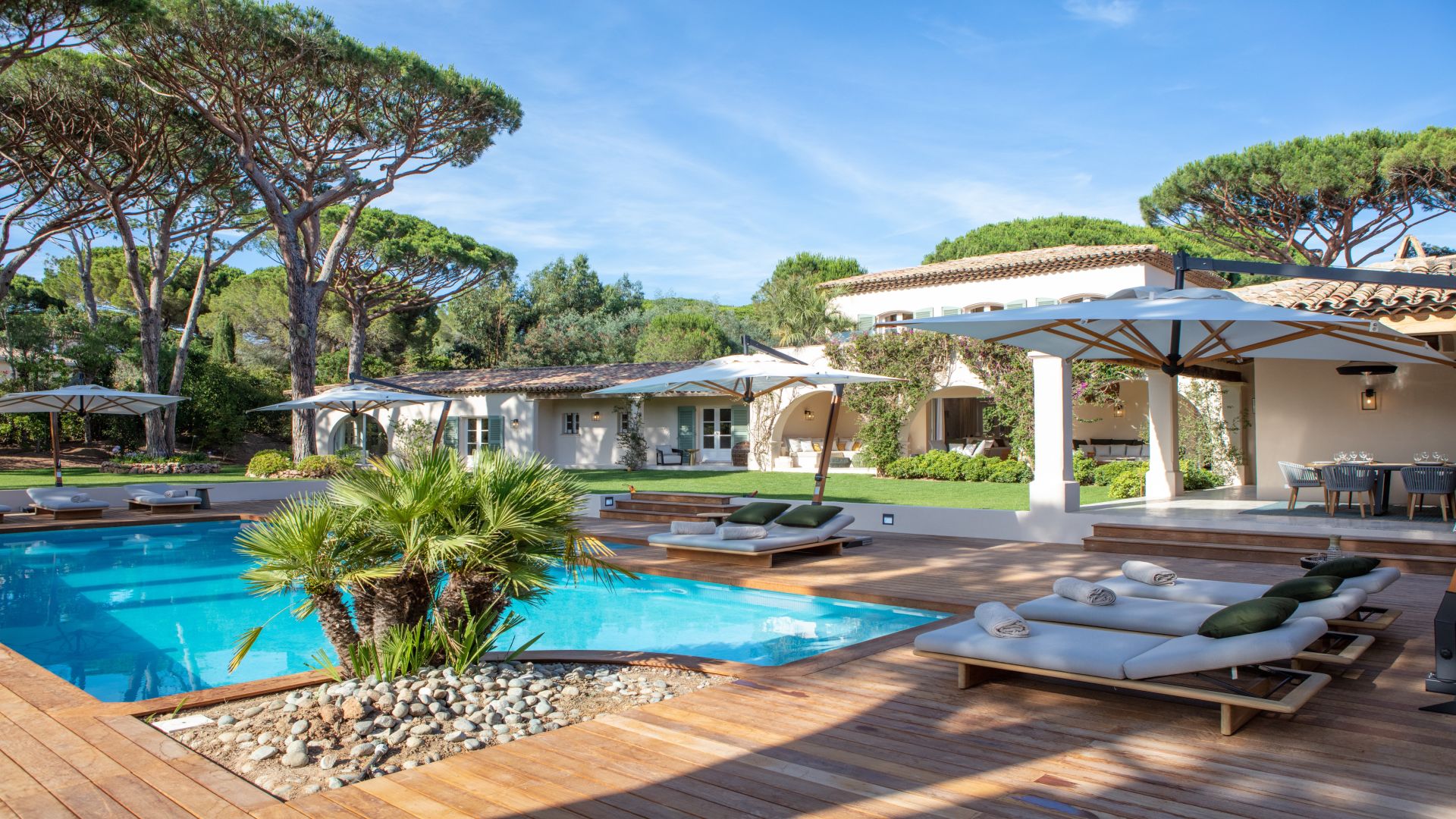 Villa Malko, Les Parcs de Saint Tropez