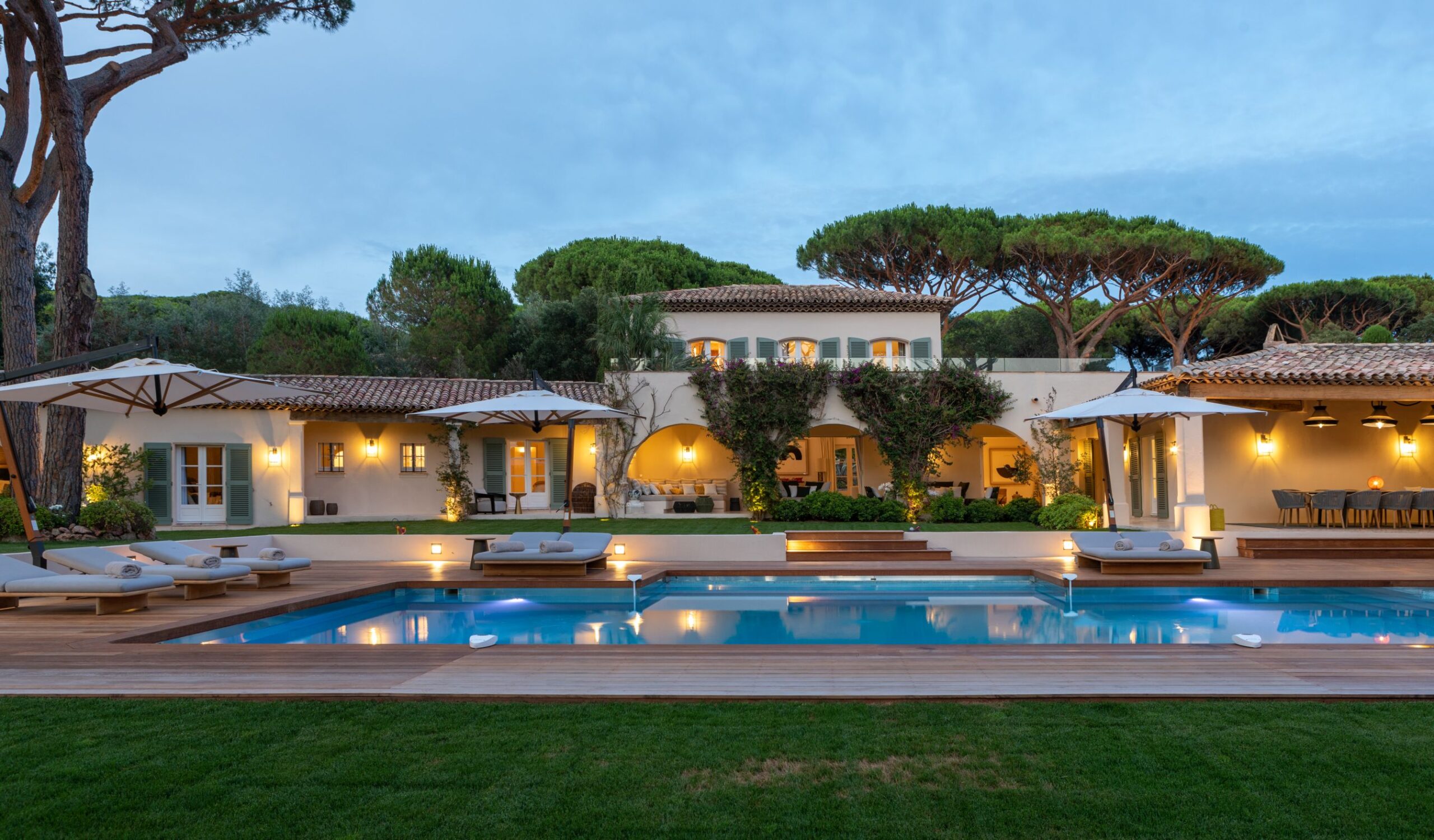 Villa Malko, Les Parcs de Saint Tropez