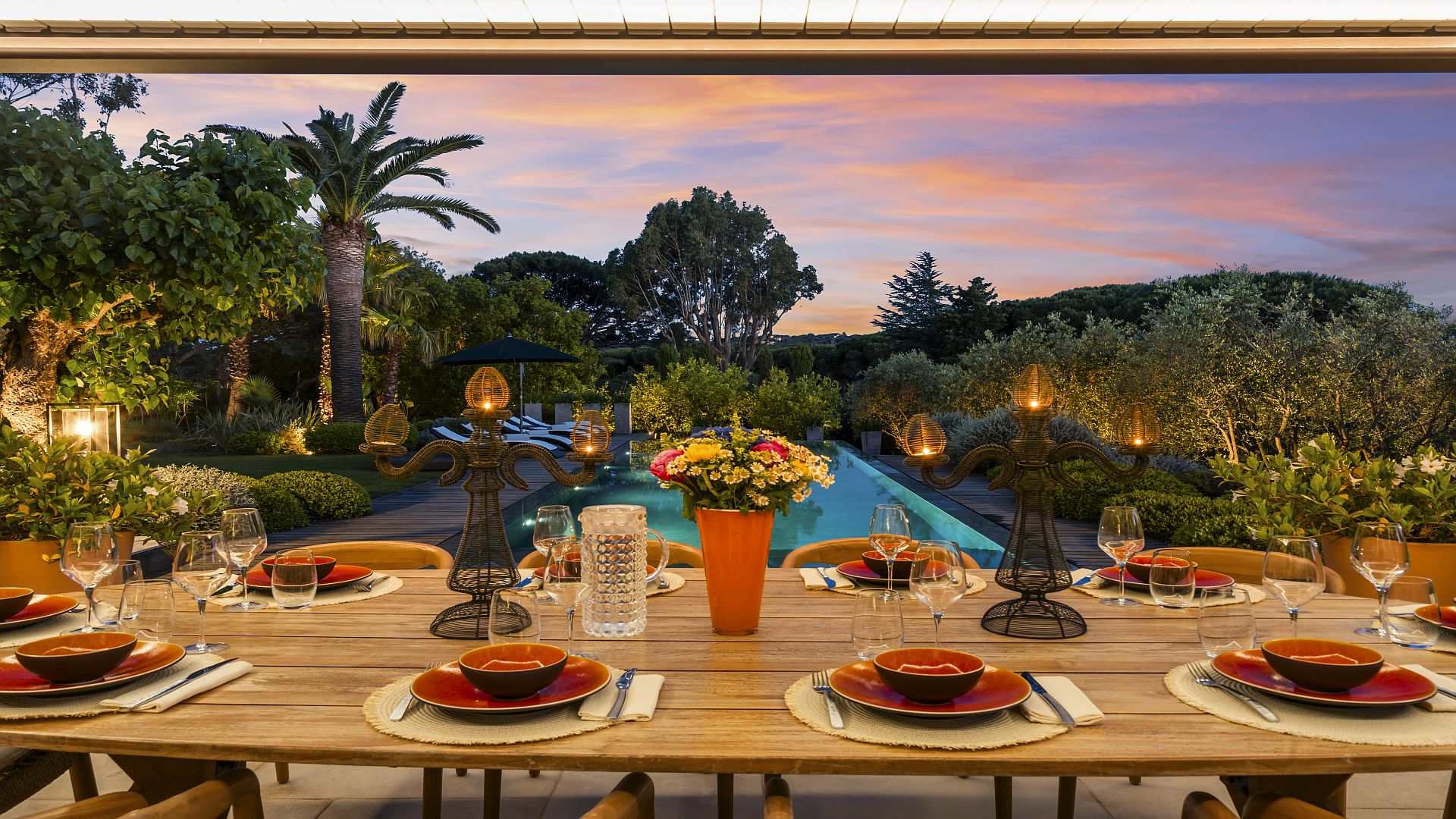 Villa Mariella, Les Parcs de Saint Tropez