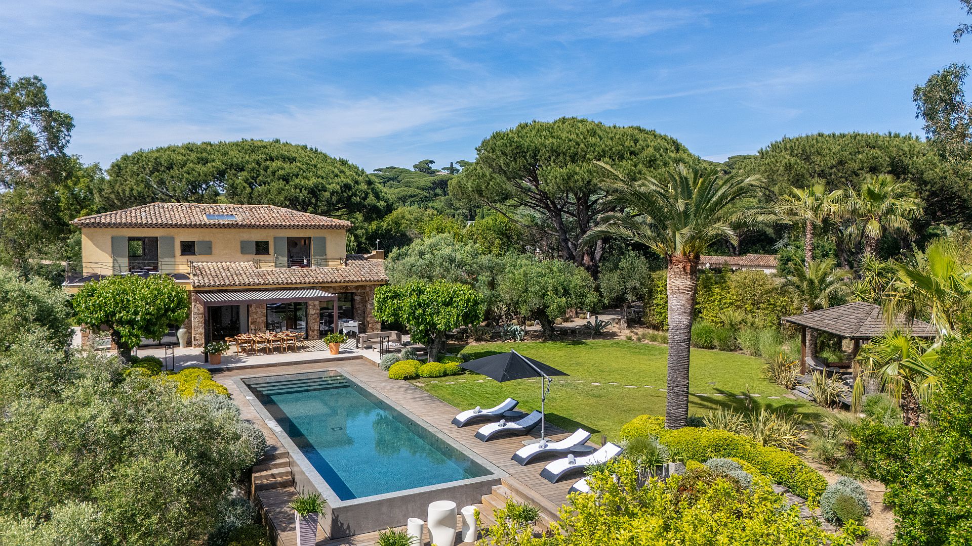 Villa Mariella, Les Parcs de Saint Tropez