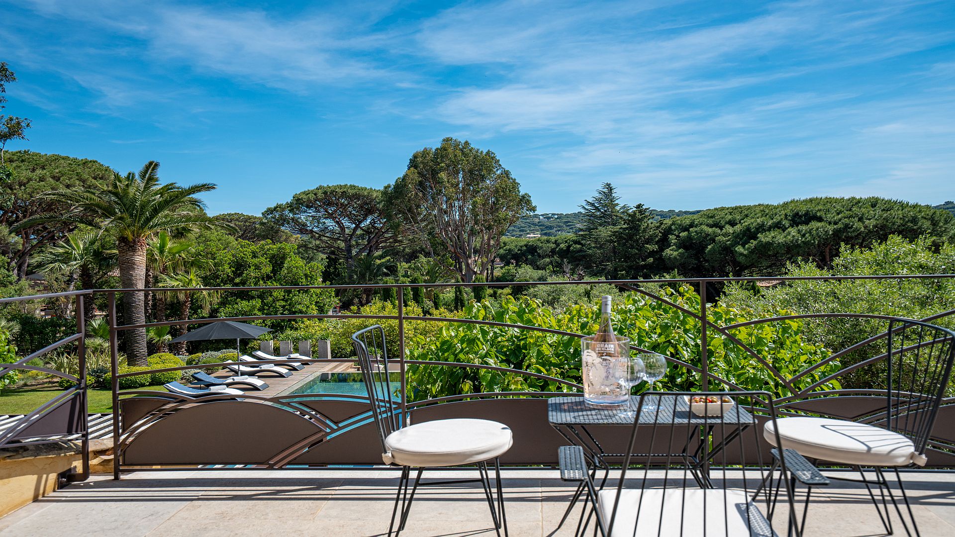 Villa Mariella, Les Parcs de Saint Tropez